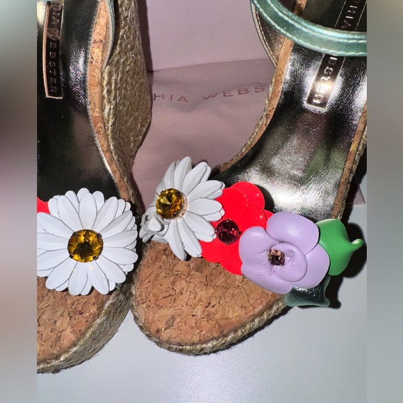 Sophia Webster Wildflower Espadrille - Picture 9 of 13